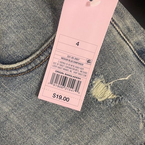 Wild Fable Denim Distressed Bermuda Short - Picture 2 of 4